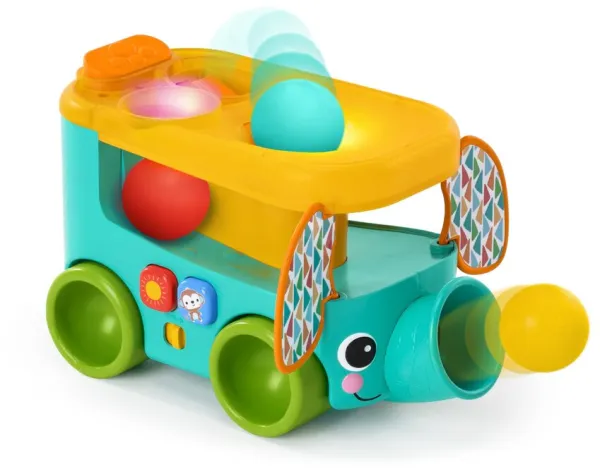 Pop & Roll Safari Bus bollleksak