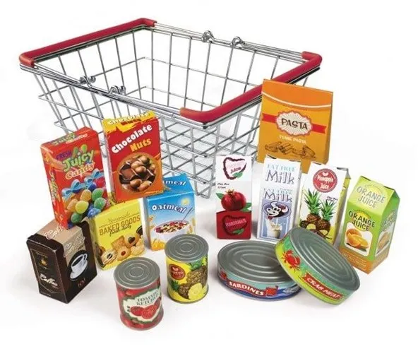 imagetoys Magni - Shoppingkorg med matvaror